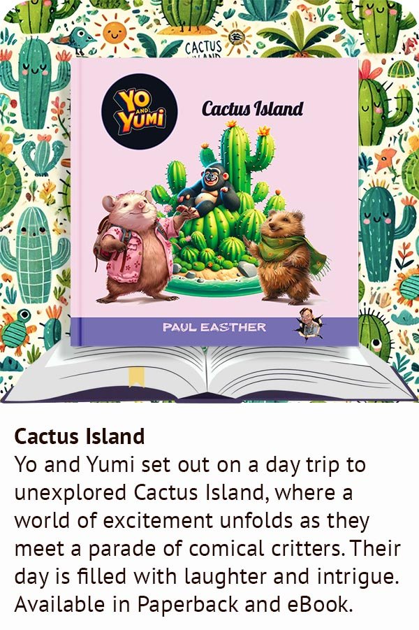 Cover of Yo and Yumi – Cactus Island by Paul Easther