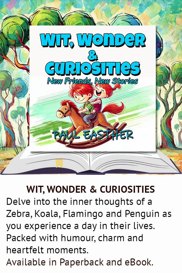Cover of Wit, Wonder & Curiosities – New Friends, New Stories by Paul Easther
