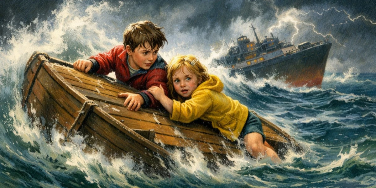 Illustration for Can a Children’s Book Start WITH A CONFRONTING IMAGE? by Paul Easther