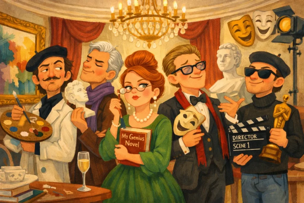 Illustration for The Snobbery Scale in the Arts by Paul Easther