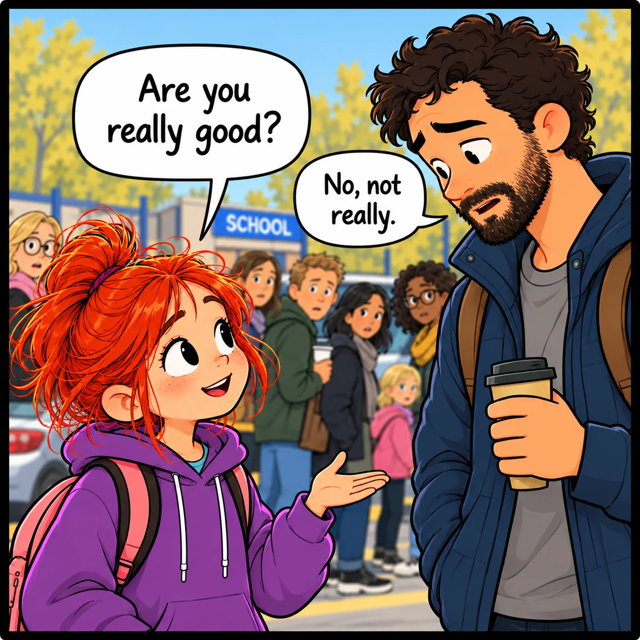 Are You Really Good? — Lil Juno comic, panel 3 of 4