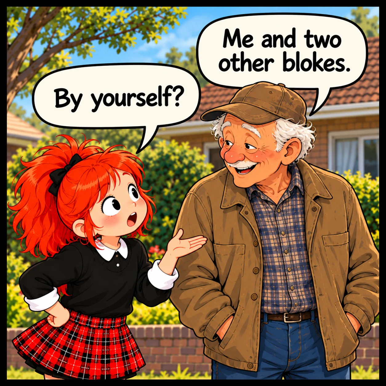 Built Before YouTube — Lil Juno comic, panel 2 of 4