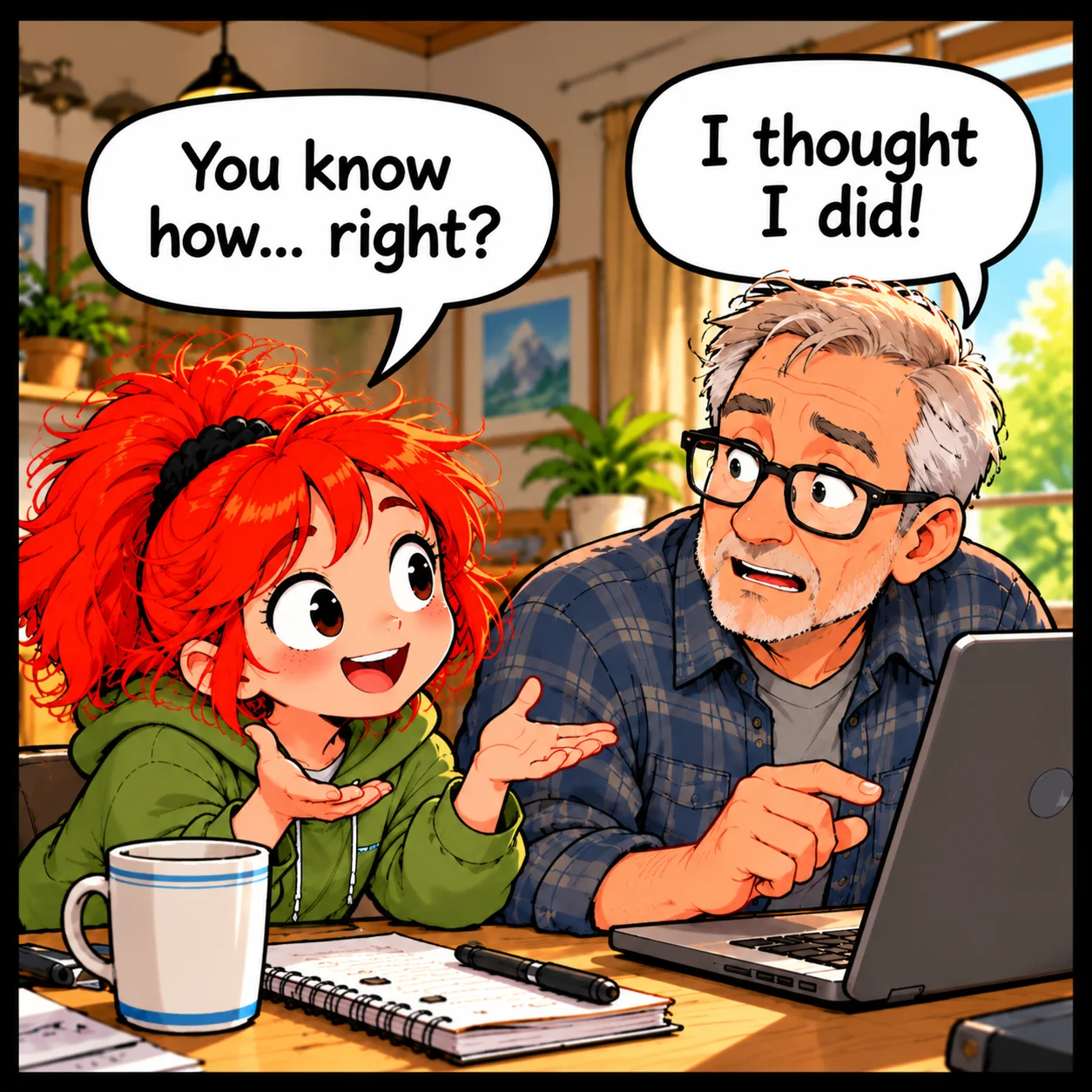 Changing My Address — Lil Juno comic, panel 2 of 4