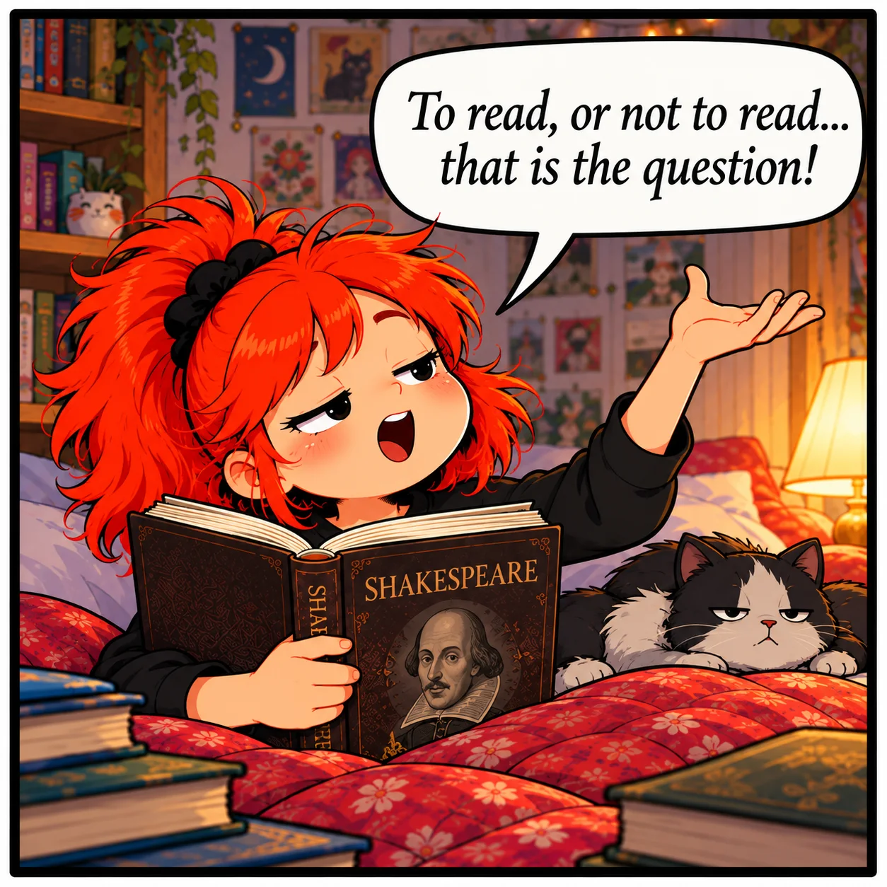 Classic Literature — Lil Juno comic, panel 4 of 4