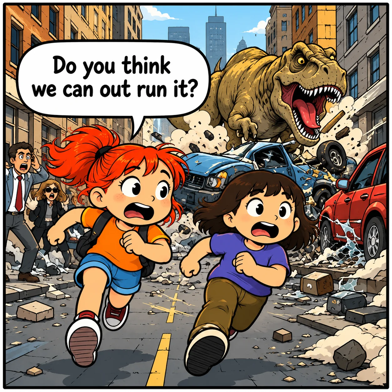 Do Not Open — Lil Juno comic, panel 3 of 4