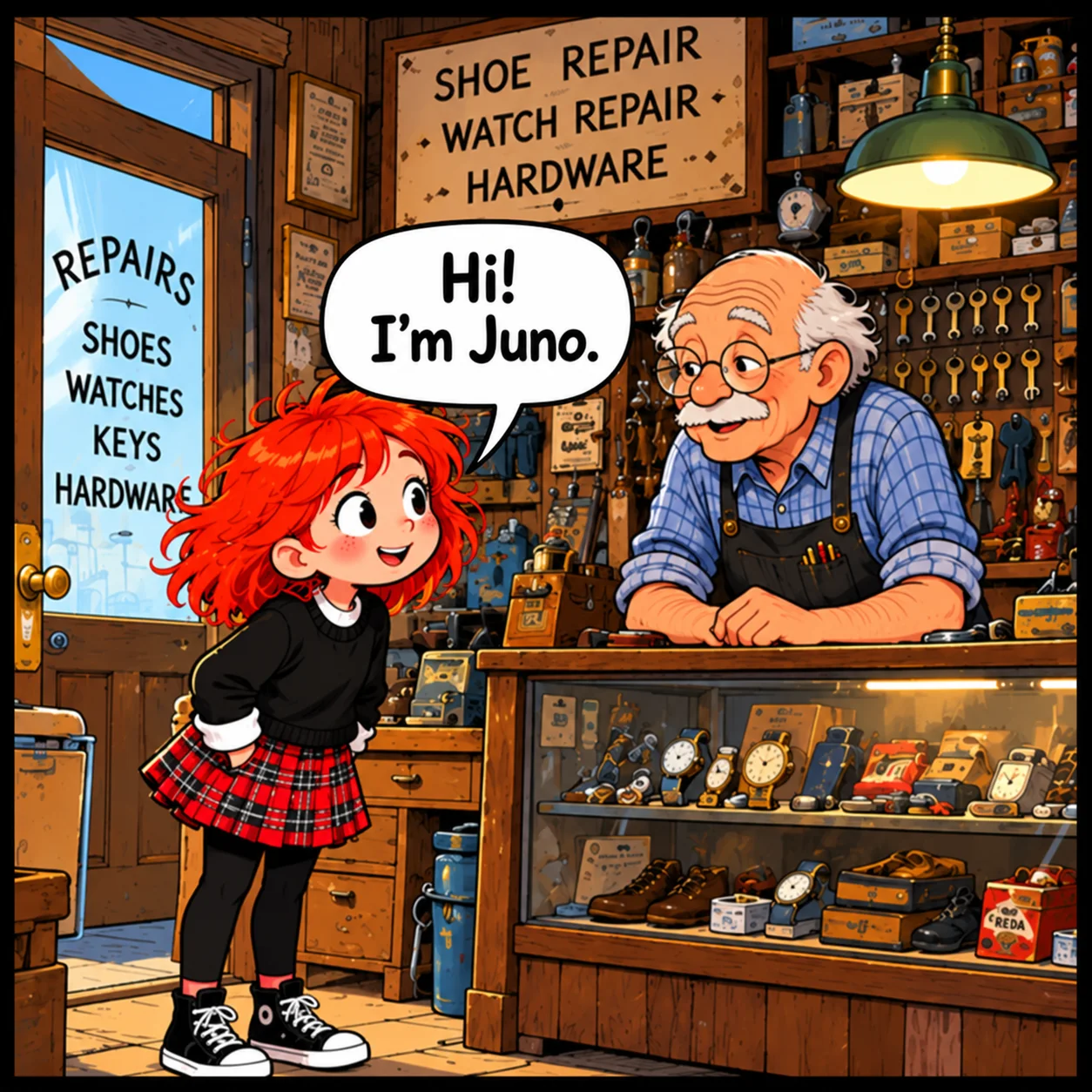 Endangered Species — Lil Juno comic, panel 1 of 4