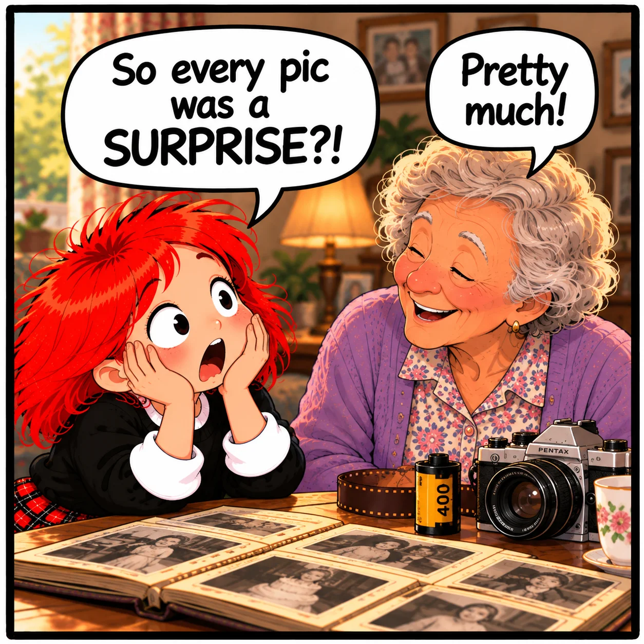 Film Camera — Lil Juno comic, panel 4 of 4