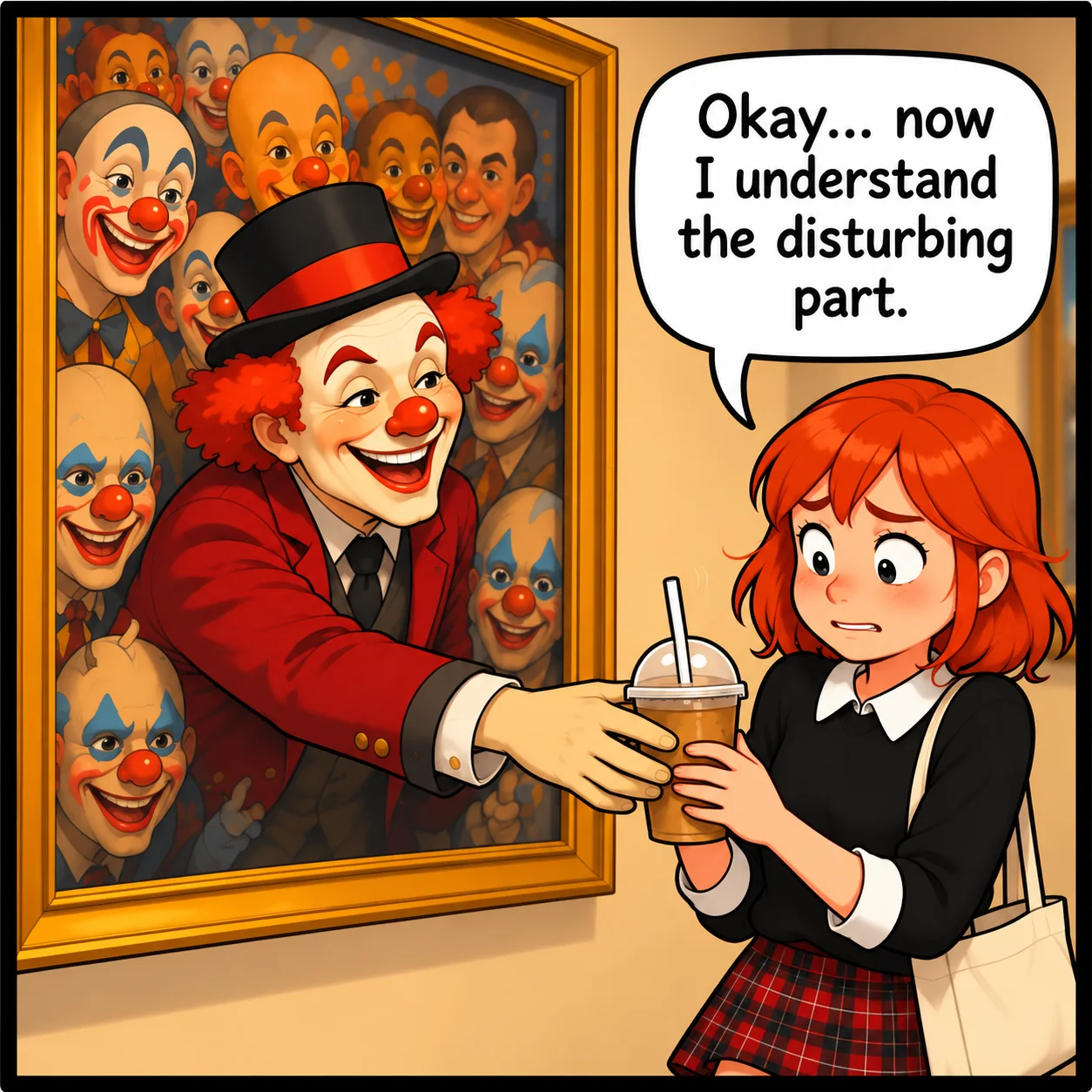 Fine Art — Lil Juno comic, panel 4 of 4