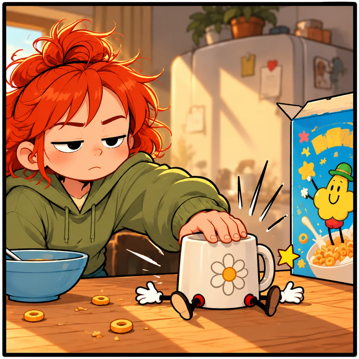 Good Morning — Lil Juno comic, panel 4 of 4