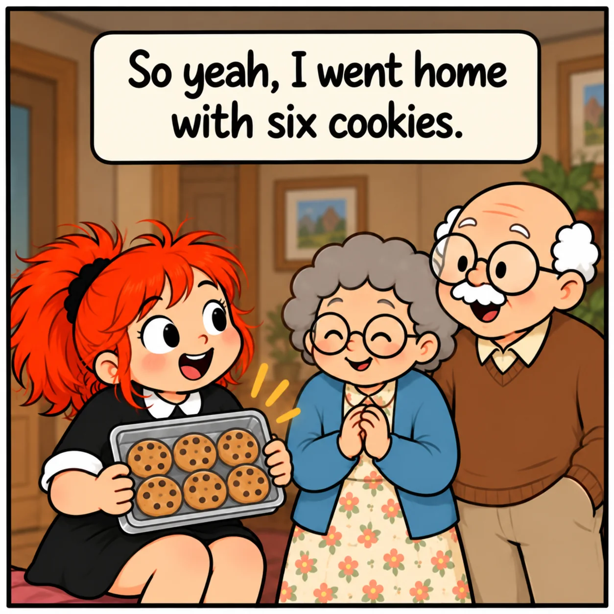 Grandparents Know Stuff — Lil Juno comic, panel 2 of 4