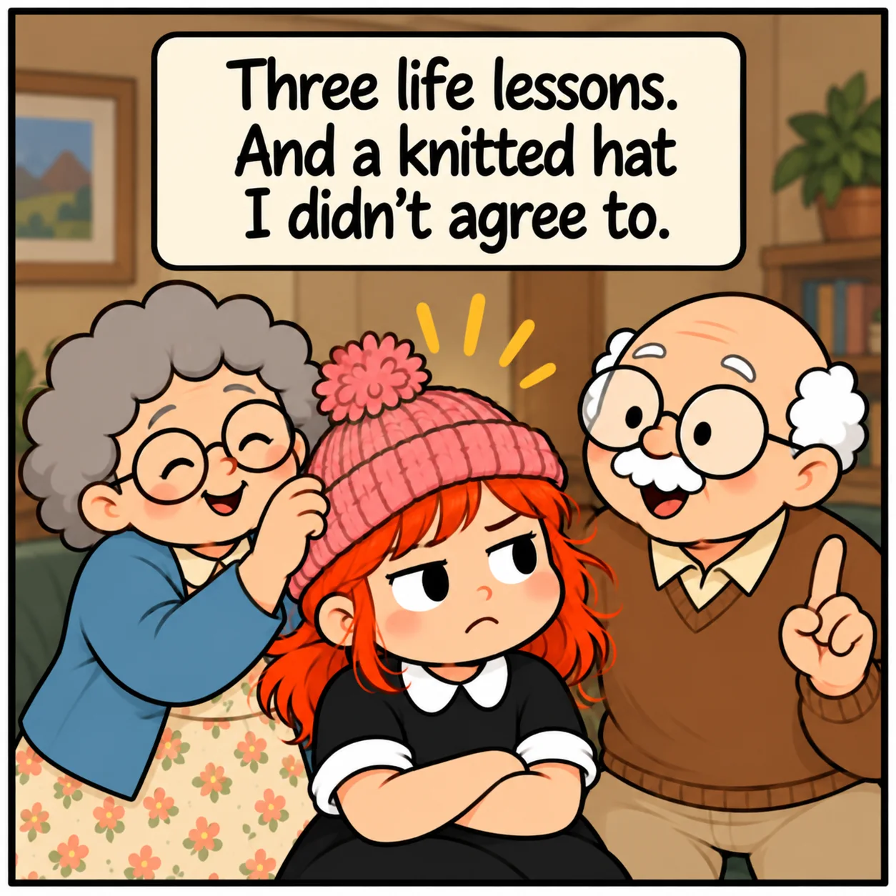 Grandparents Know Stuff — Lil Juno comic, panel 3 of 4