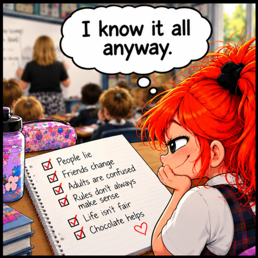 I Just Know Stuff! — Lil Juno comic, panel 3 of 4