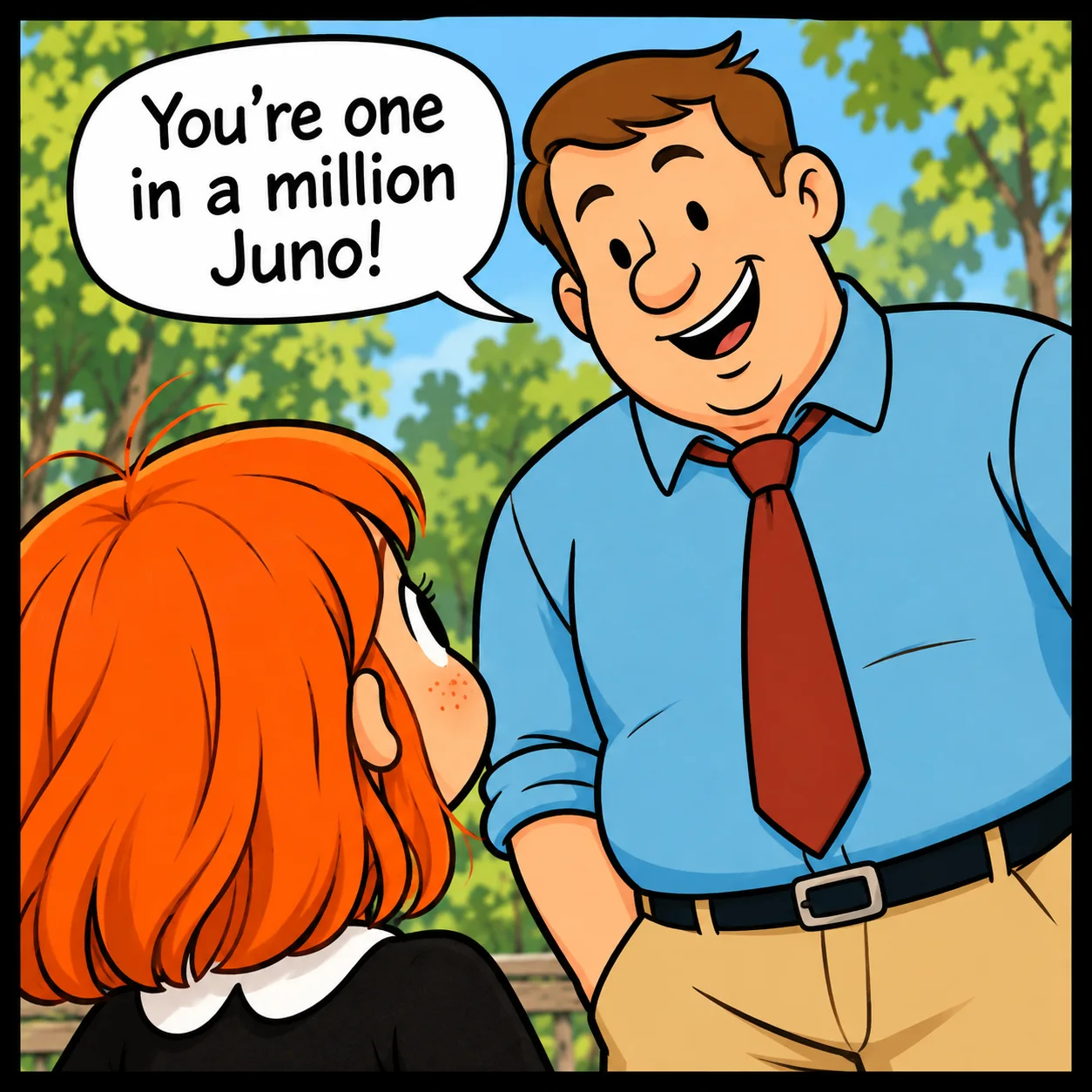 One in a Million — Lil Juno comic, panel 1 of 4