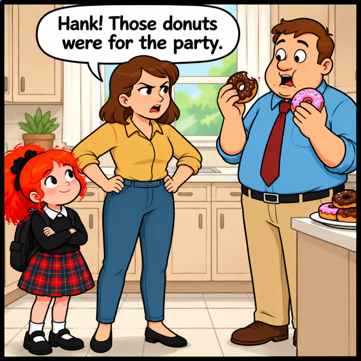 One Look — Lil Juno comic, panel 1 of 4