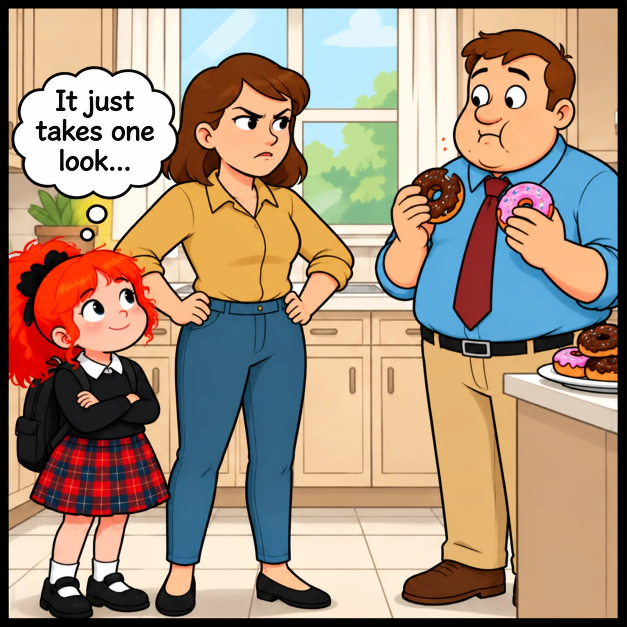 One Look — Lil Juno comic, panel 2 of 4