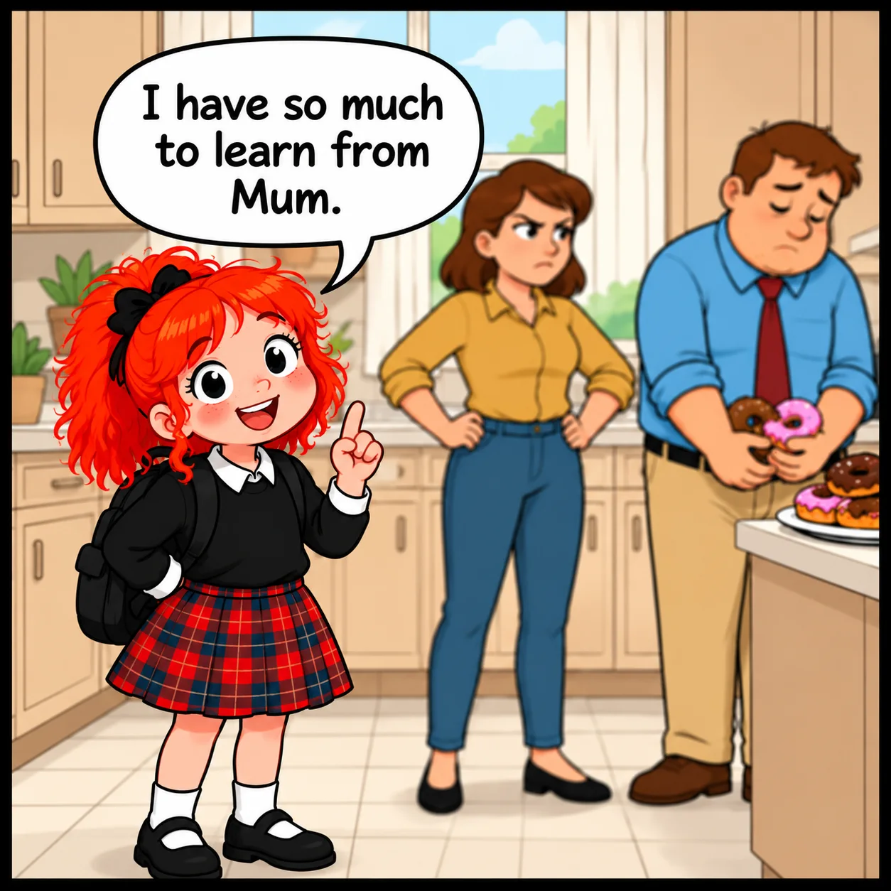 One Look — Lil Juno comic, panel 4 of 4