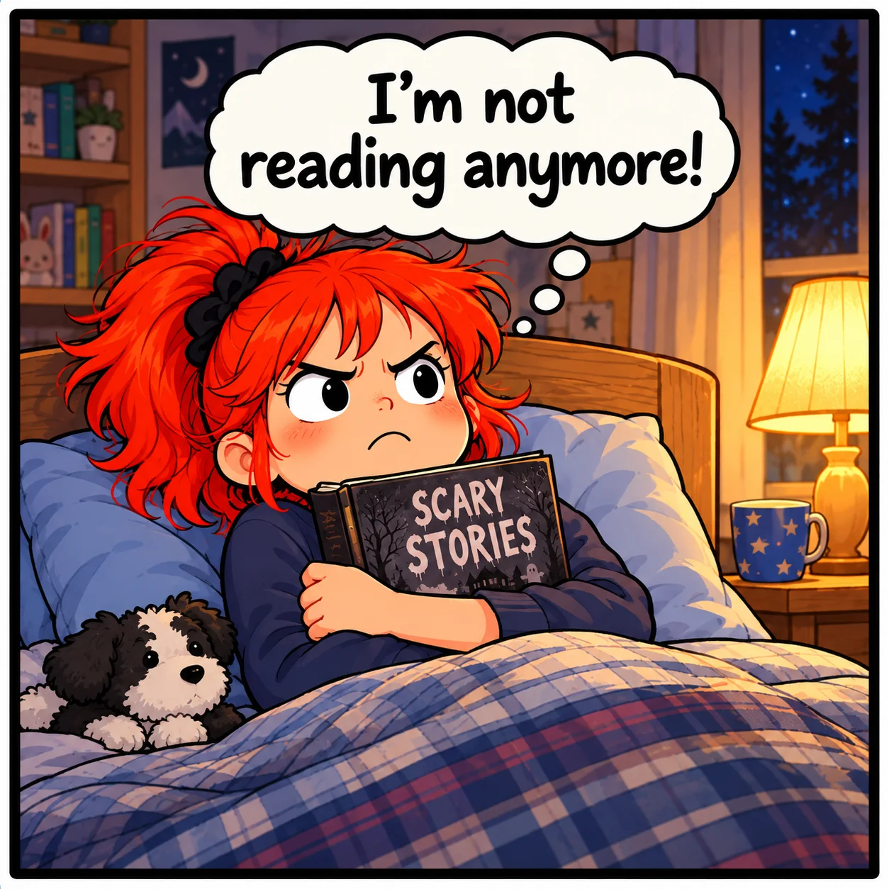 One More Chapter — Lil Juno comic, panel 1 of 4
