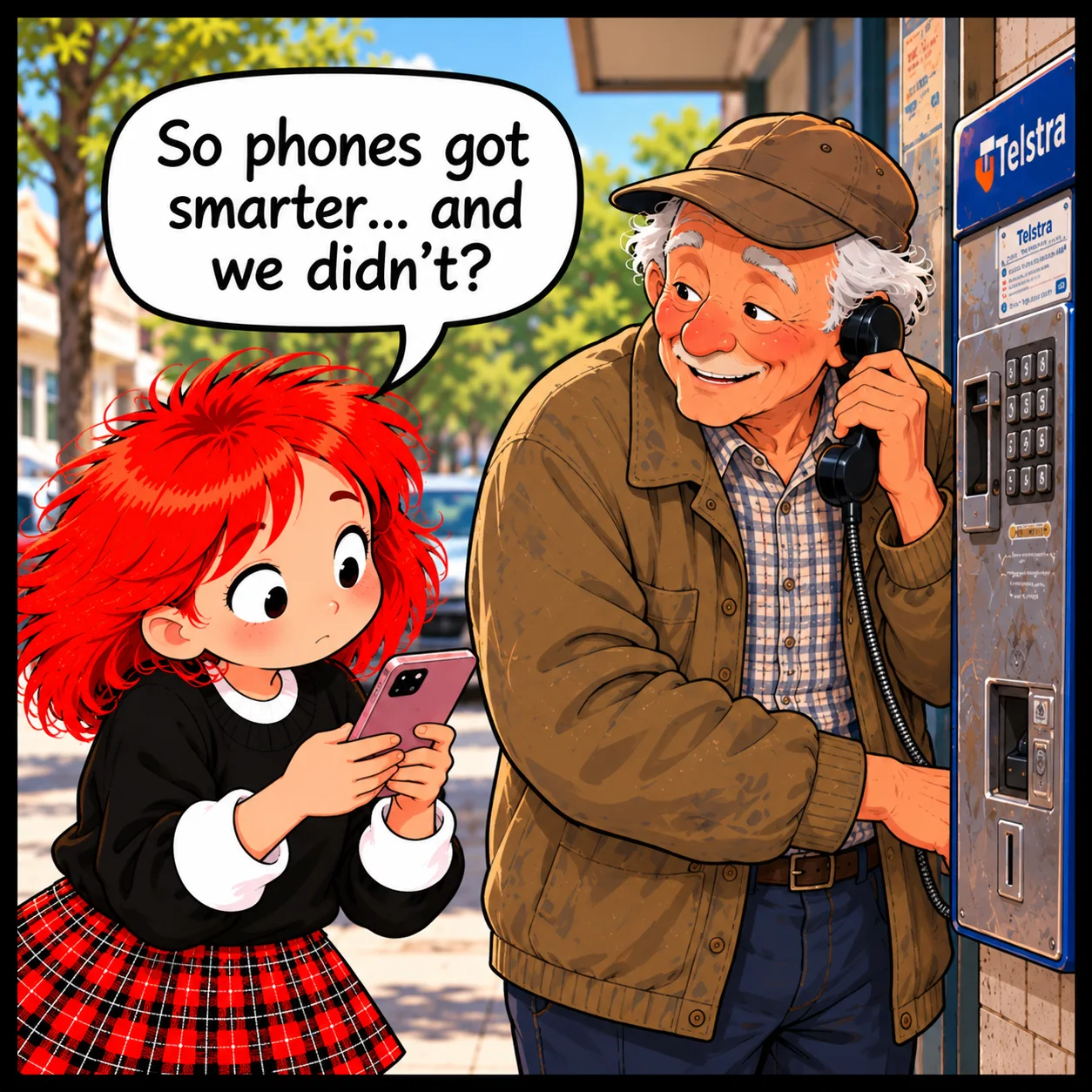 Phone Numbers — Lil Juno comic, panel 4 of 4