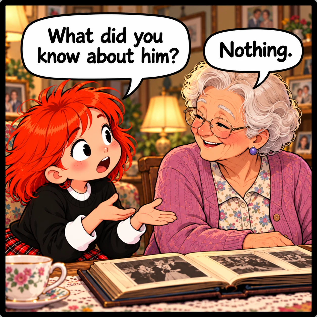 The Dance — Lil Juno comic, panel 2 of 4