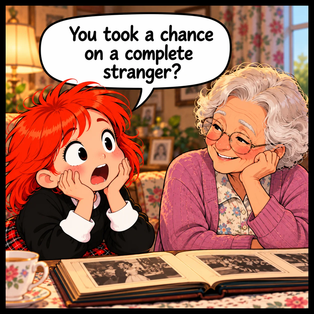 The Dance — Lil Juno comic, panel 4 of 4