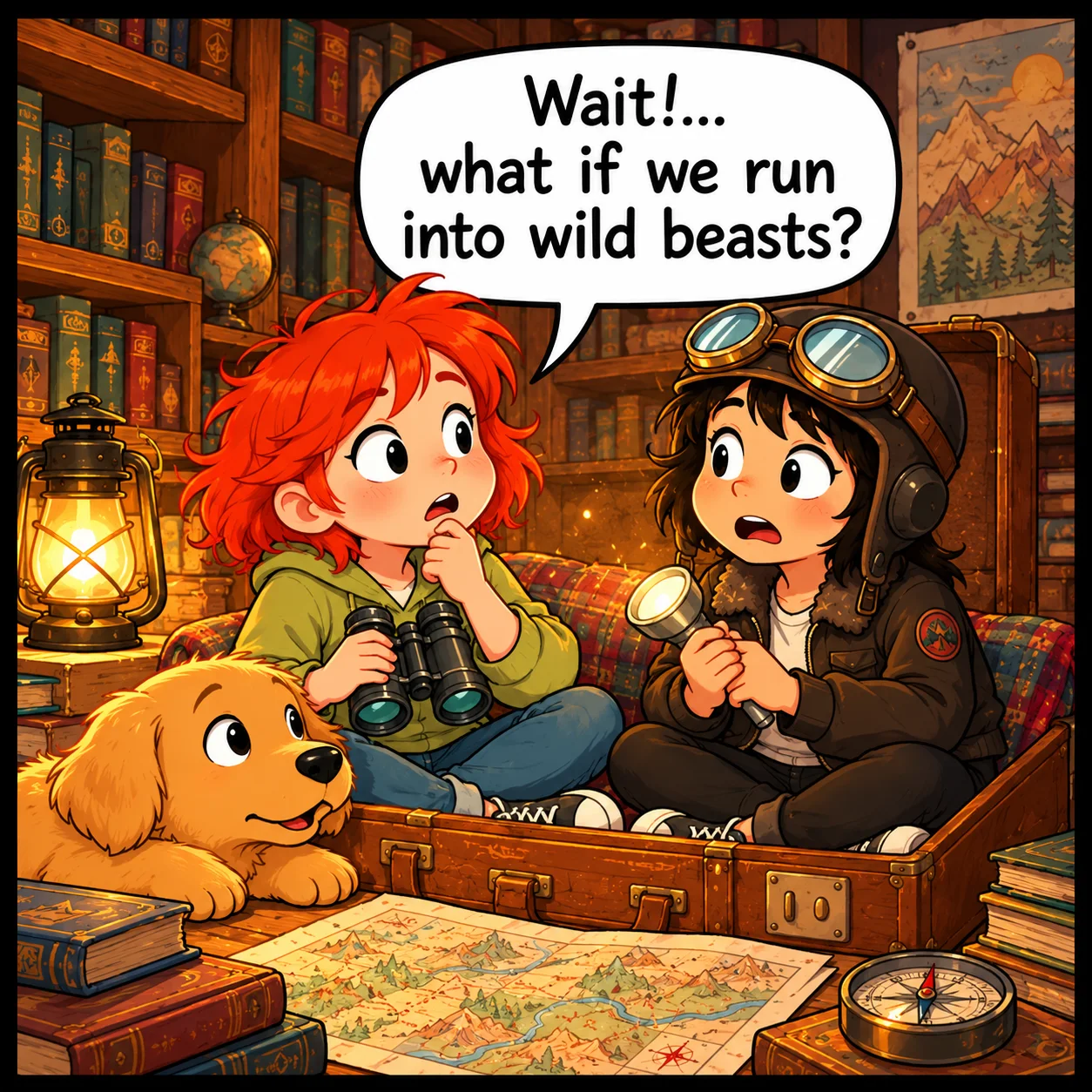 The Expedition — Lil Juno comic, panel 3 of 4