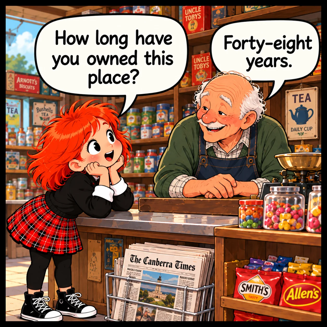The Followers — Lil Juno comic, panel 1 of 4