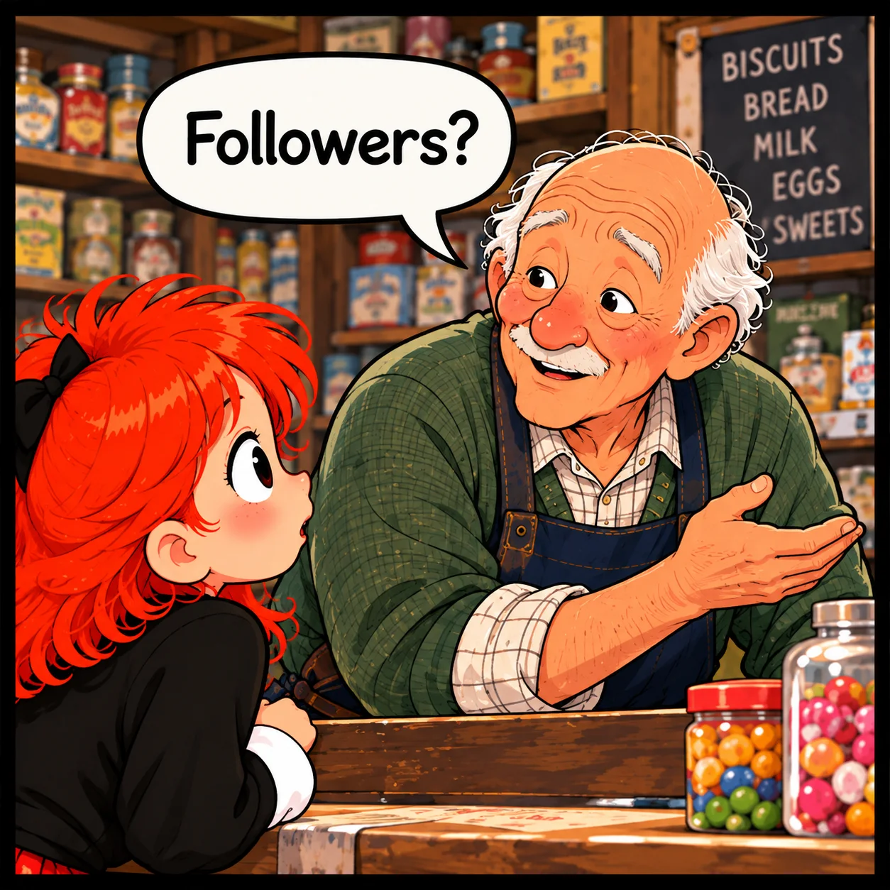 The Followers — Lil Juno comic, panel 3 of 4