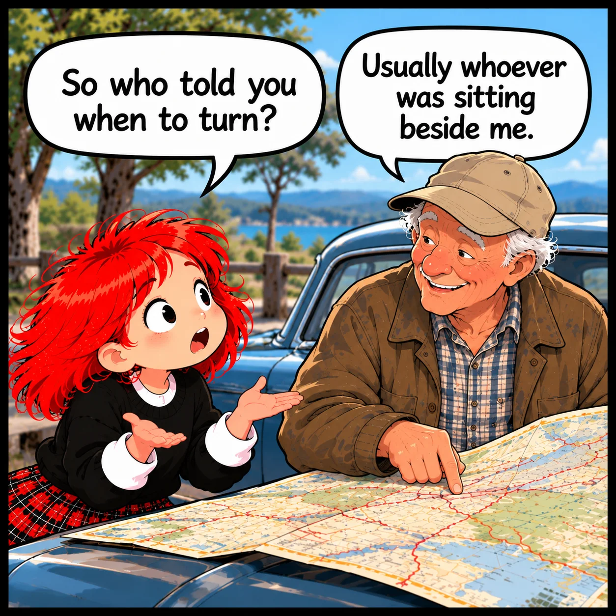 The Map — Lil Juno comic, panel 3 of 4