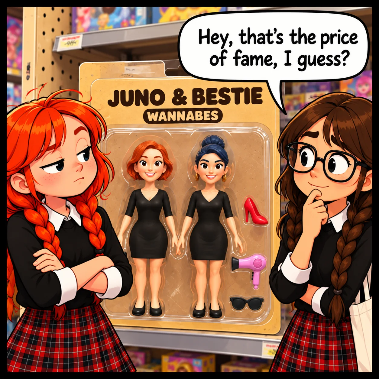 The Price of Fame — Lil Juno comic, panel 4 of 4