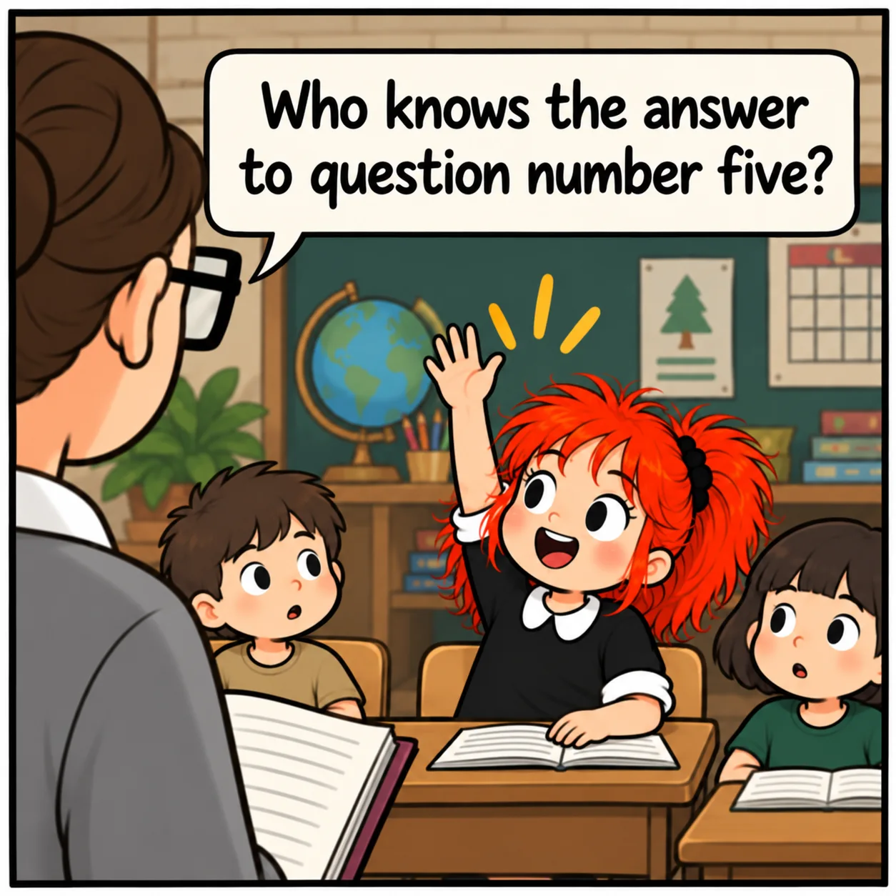 The Seventh Planet — Lil Juno comic, panel 1 of 4
