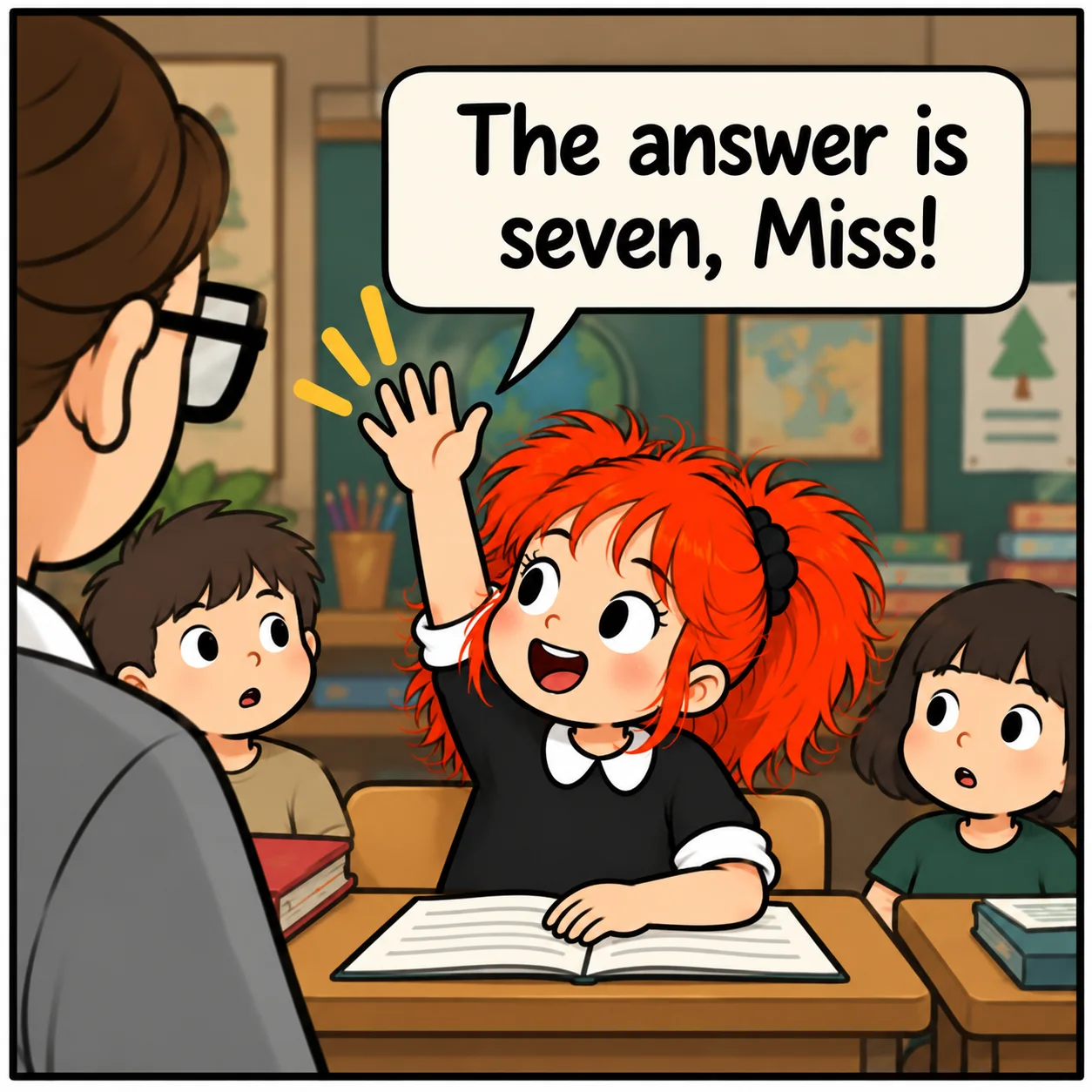 The Seventh Planet — Lil Juno comic, panel 3 of 4