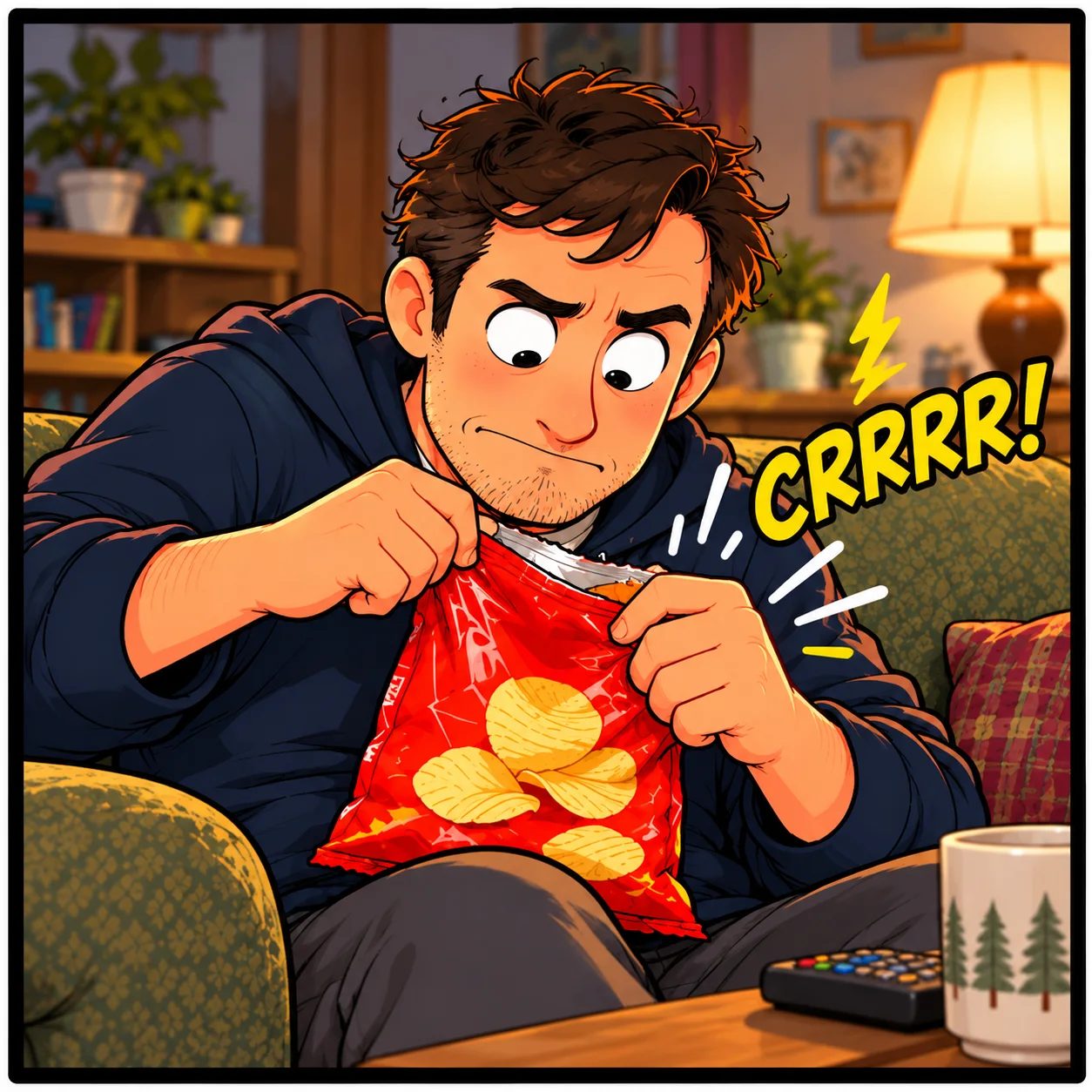 The Snack Packet — Lil Juno comic, panel 2 of 4
