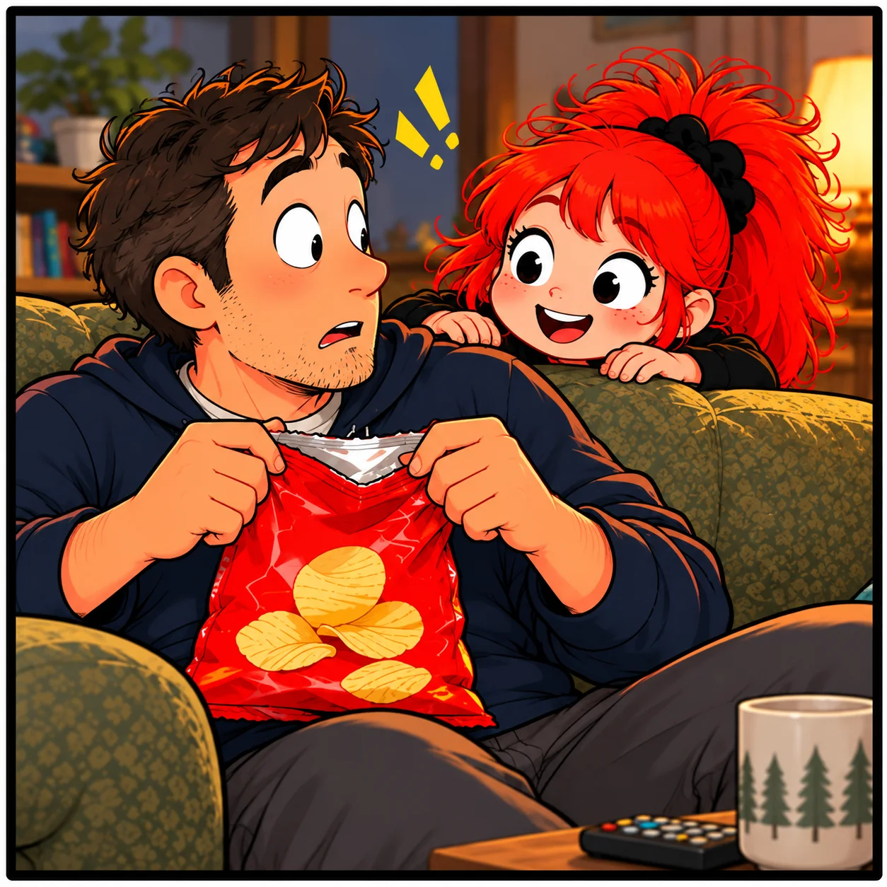 The Snack Packet — Lil Juno comic, panel 3 of 4