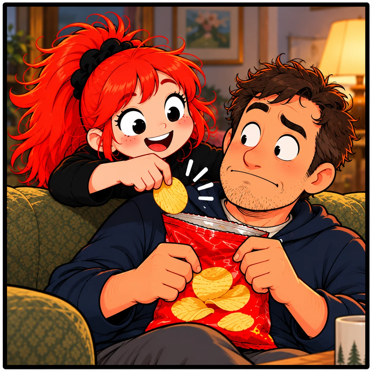 The Snack Packet — Lil Juno comic, panel 4 of 4