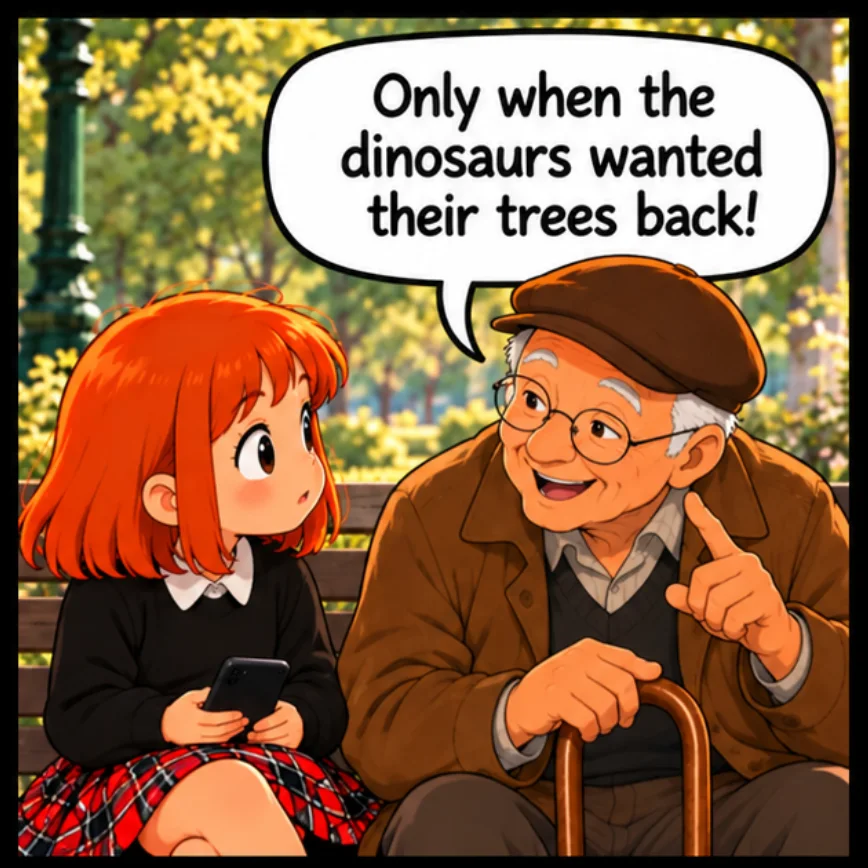 Were There Dinosaurs? — Lil Juno comic, panel 4 of 4