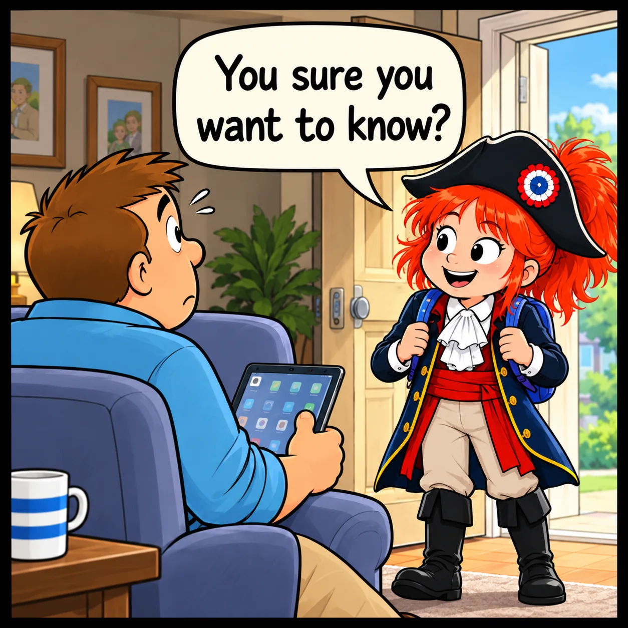 What Did You Learn Today? — Lil Juno comic, panel 2 of 4