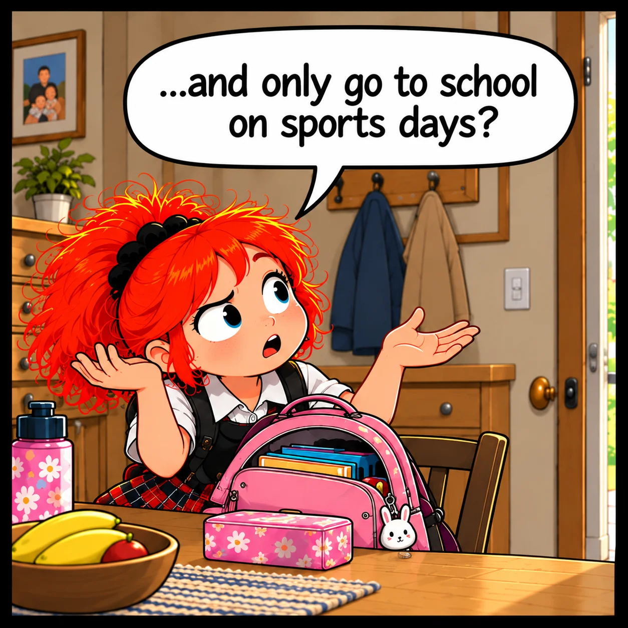 Working From Home — Lil Juno comic, panel 4 of 4